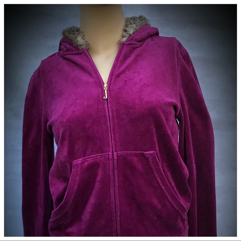 🤚SOLD✋Vintage Juicy Couture Sweatshirt Logo Sz S - Picture 2 of 8